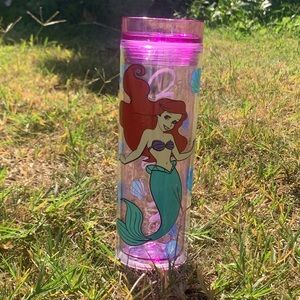 Custom made acrylic little mermaid tumbler